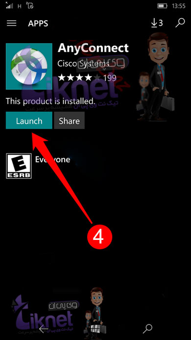 آموزش استفاده از سیسکو انی کانکت در ویندوز فون