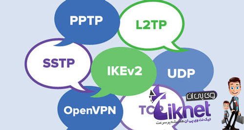 مقایسه انواع پروتکل های vpn