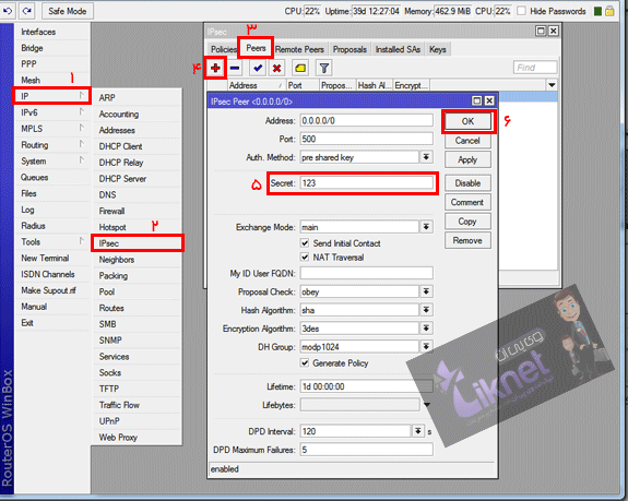 کانفیگ vpn L2tp در میکروتیک